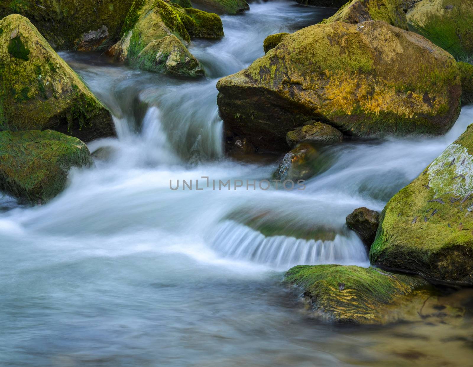 abstract background autumn mountain stream river