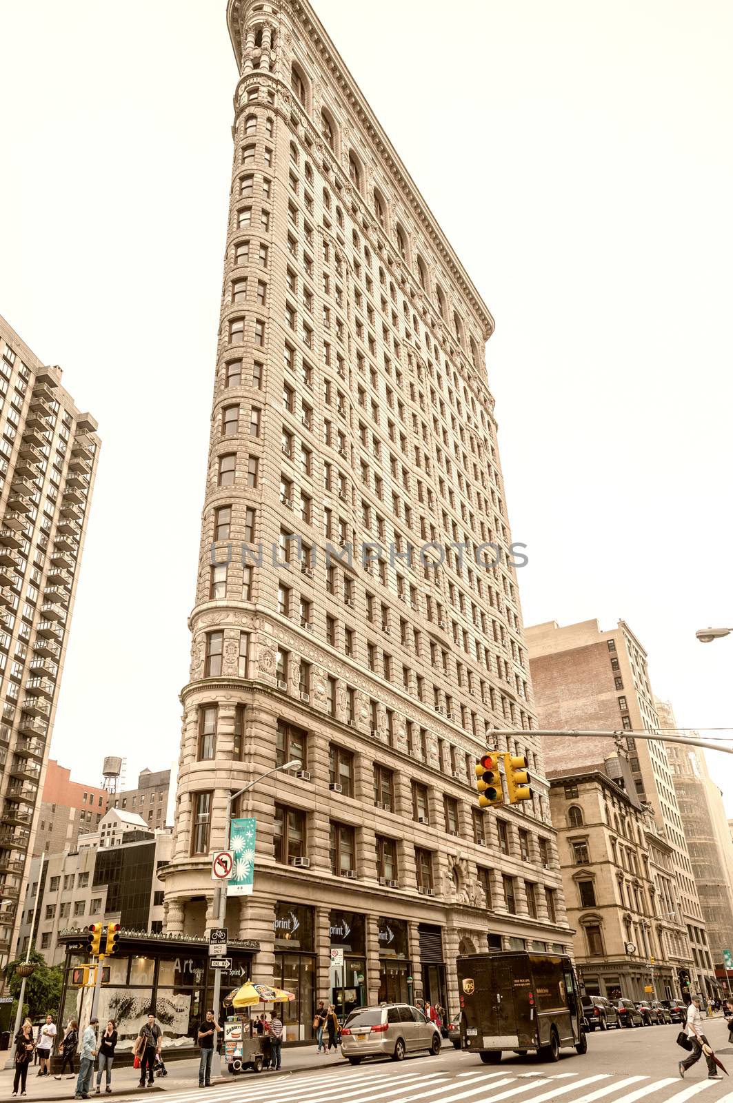 NEW YORK CITY - MAY 22, 2013: Flatiron Building on a spring day. by jovannig