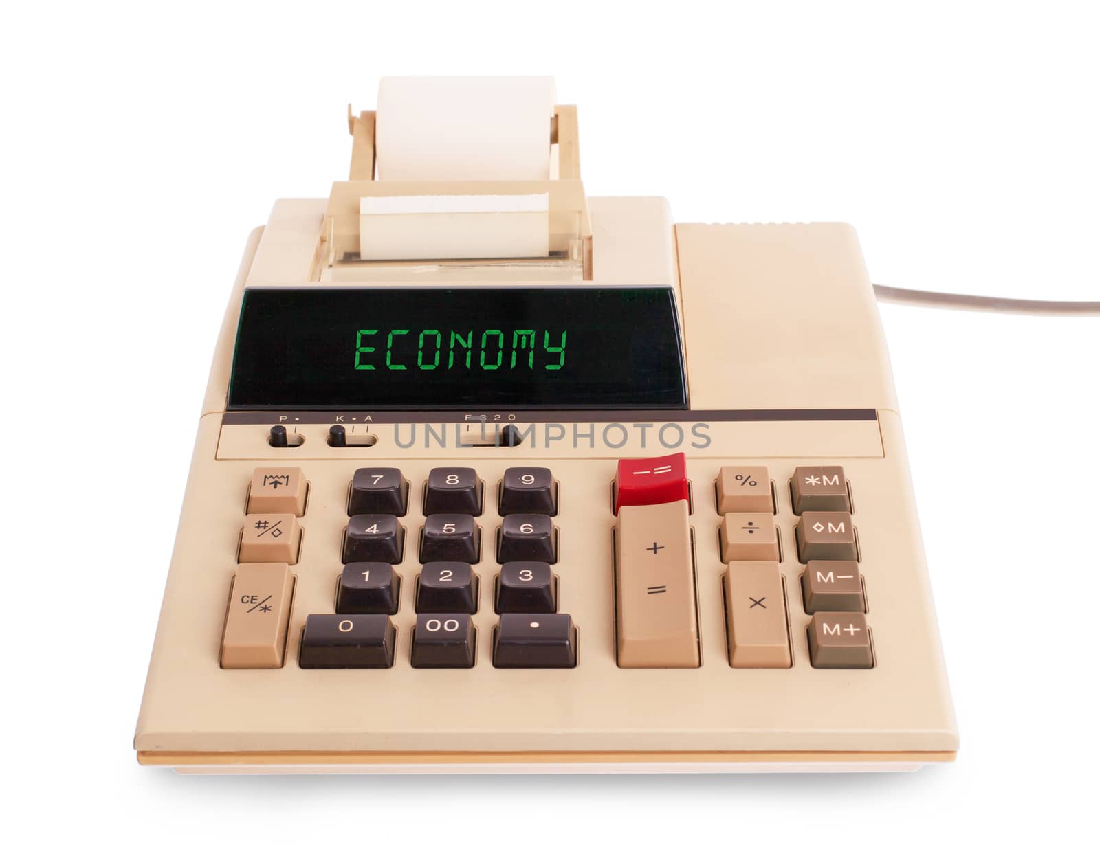 Old calculator - economics by michaklootwijk