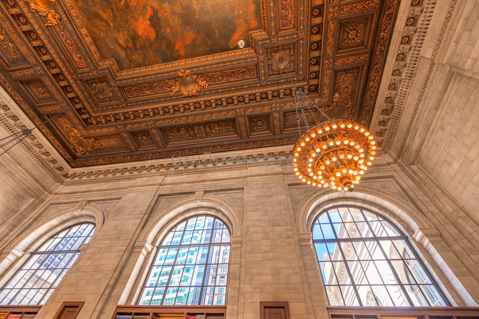 NEW YORK CITY - MAY 20, 2013: Interior of Grand Central Terminal. Grand Central is a commuter rail terminal station at Manhattan