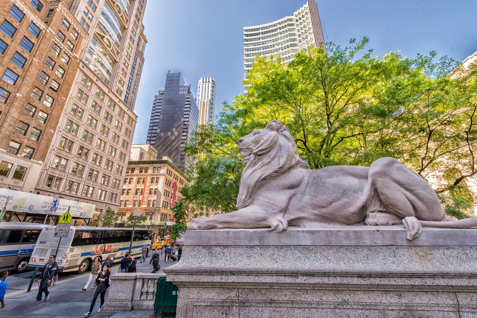 NEW YORK CITY - MAY 19, 2013: Buildings of New York City. The ci by jovannig