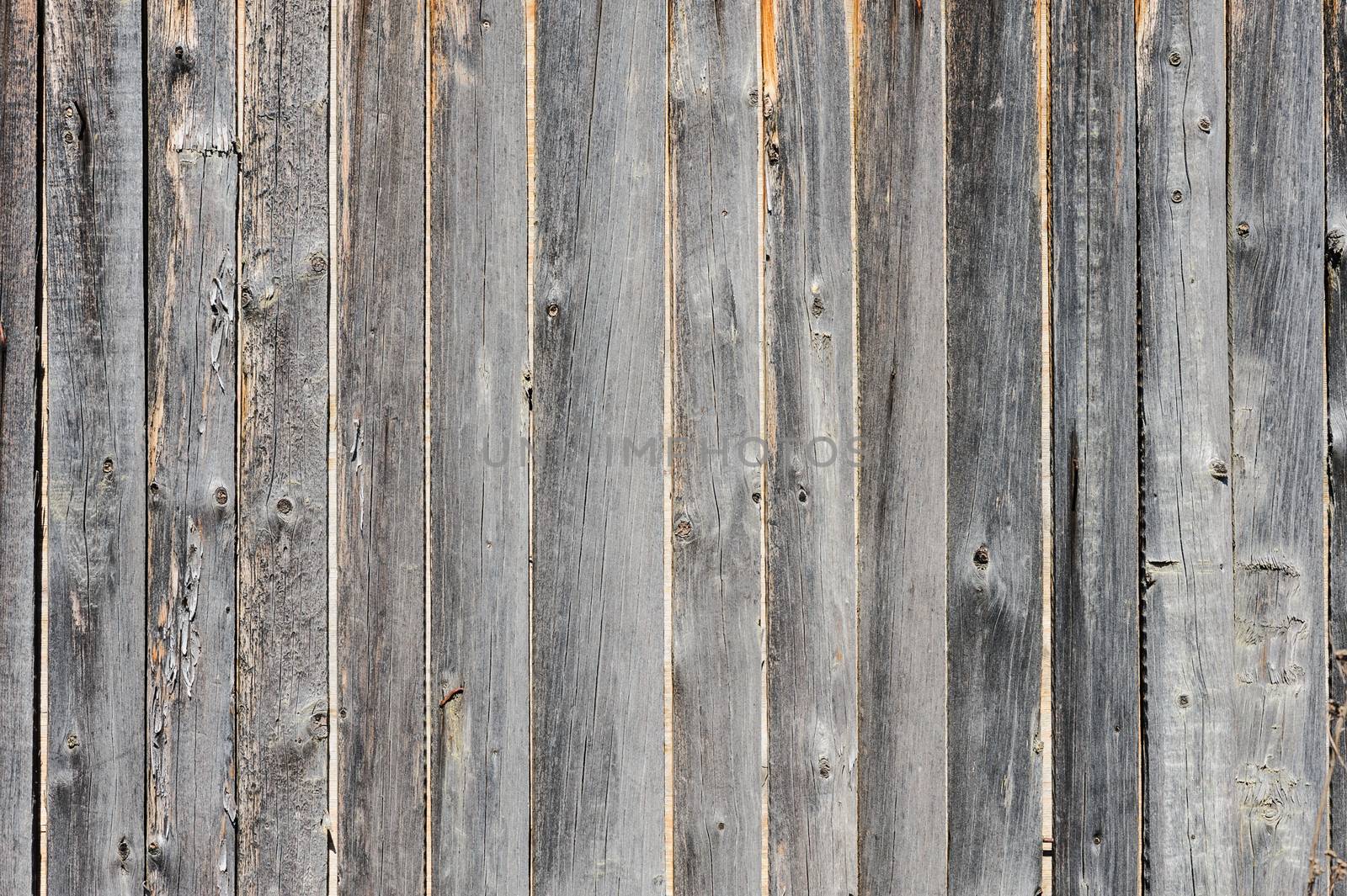 vertical grey aged wooden boards plank background