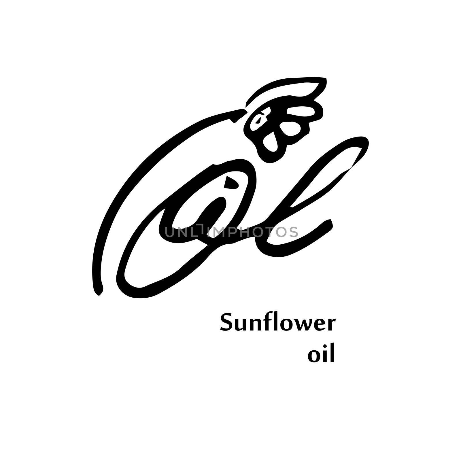 Design element sunflower oil   by Rasveta