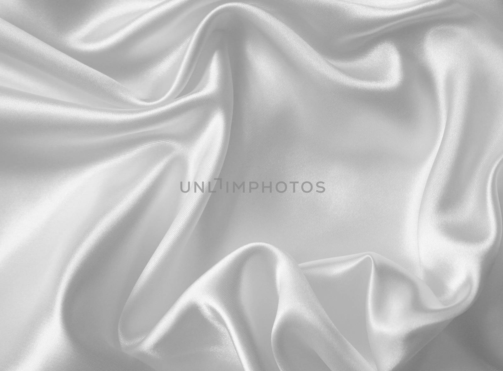 Smooth elegant white silk or satin can use as wedding background