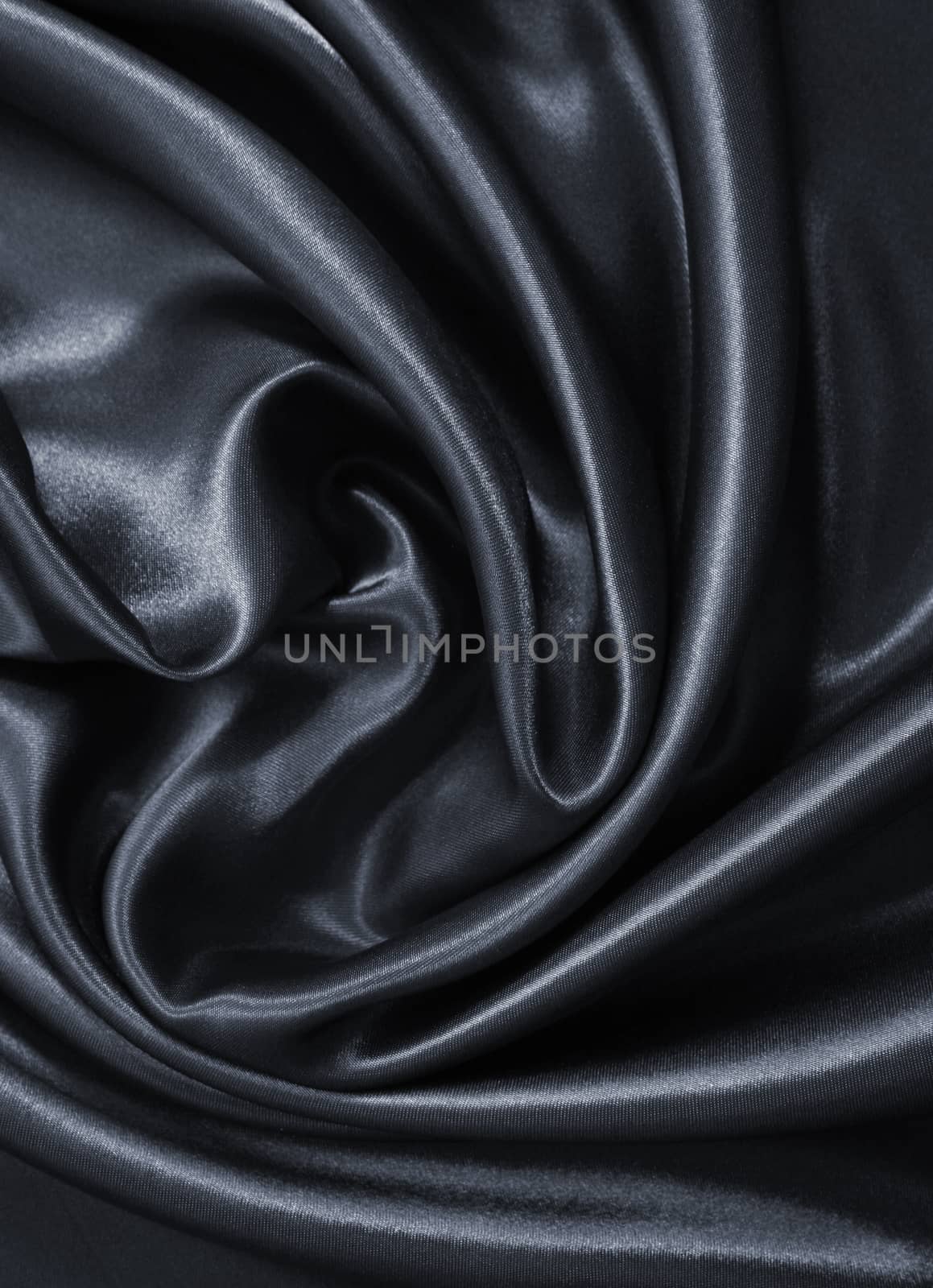 Smooth elegant dark grey silk or satin as background  by oxanatravel