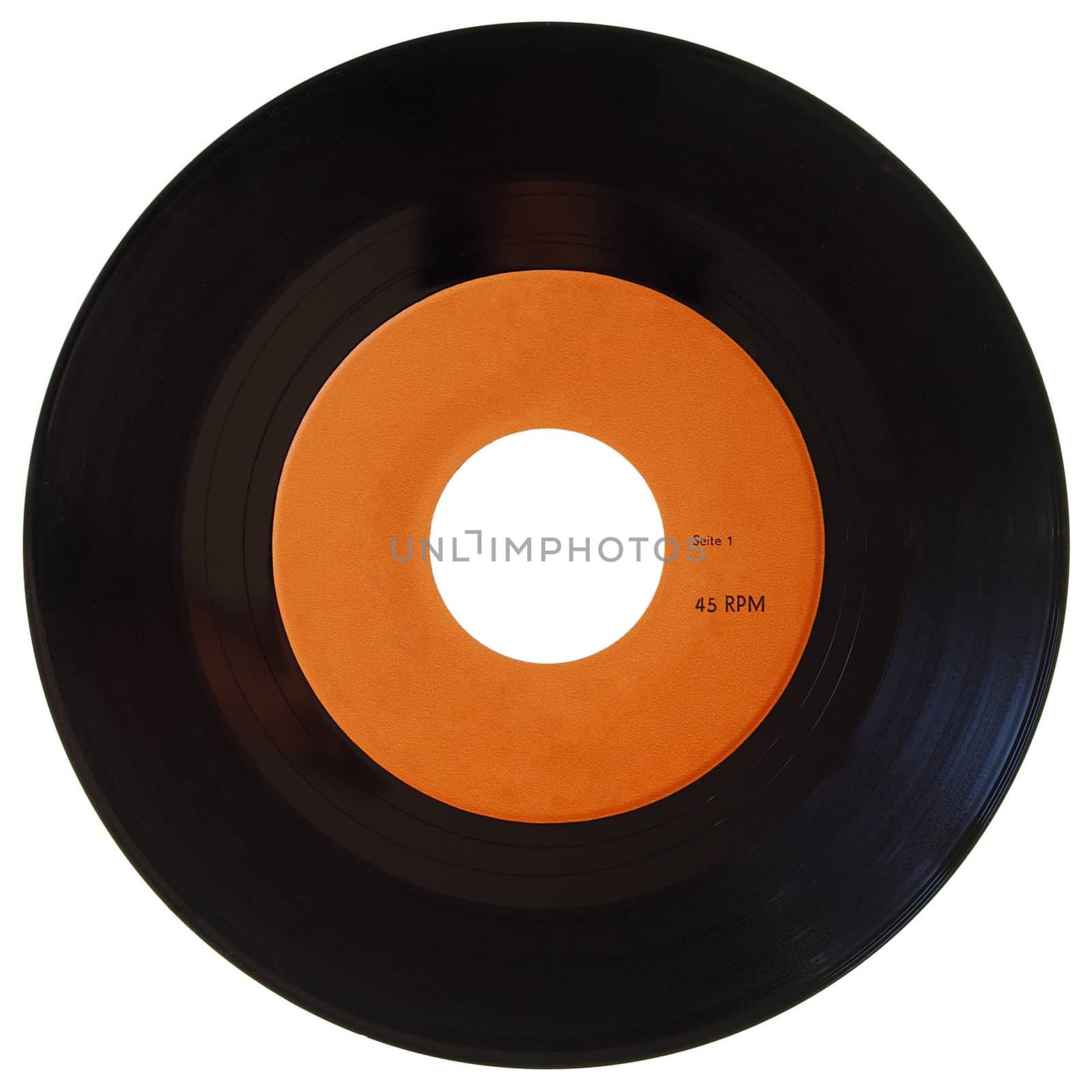 Vinyl record isolated by claudiodivizia