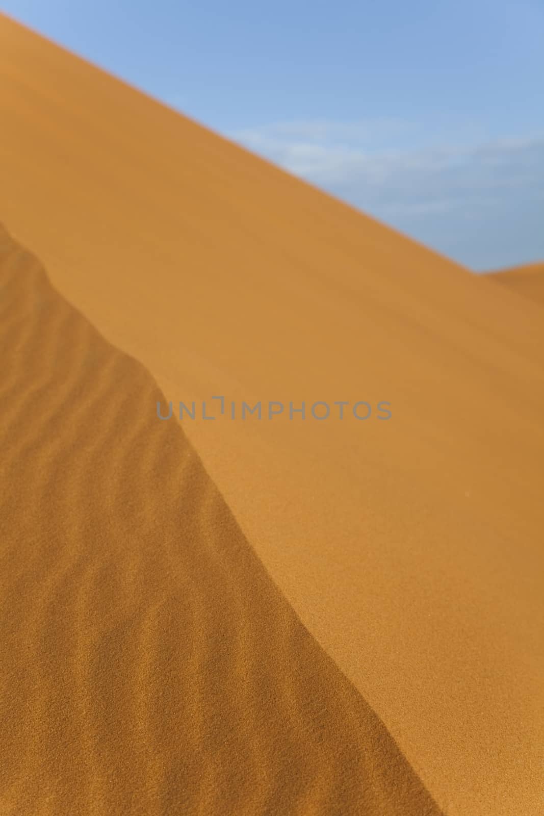 Desert dunes in Morocco, colorful vibrant travel theme