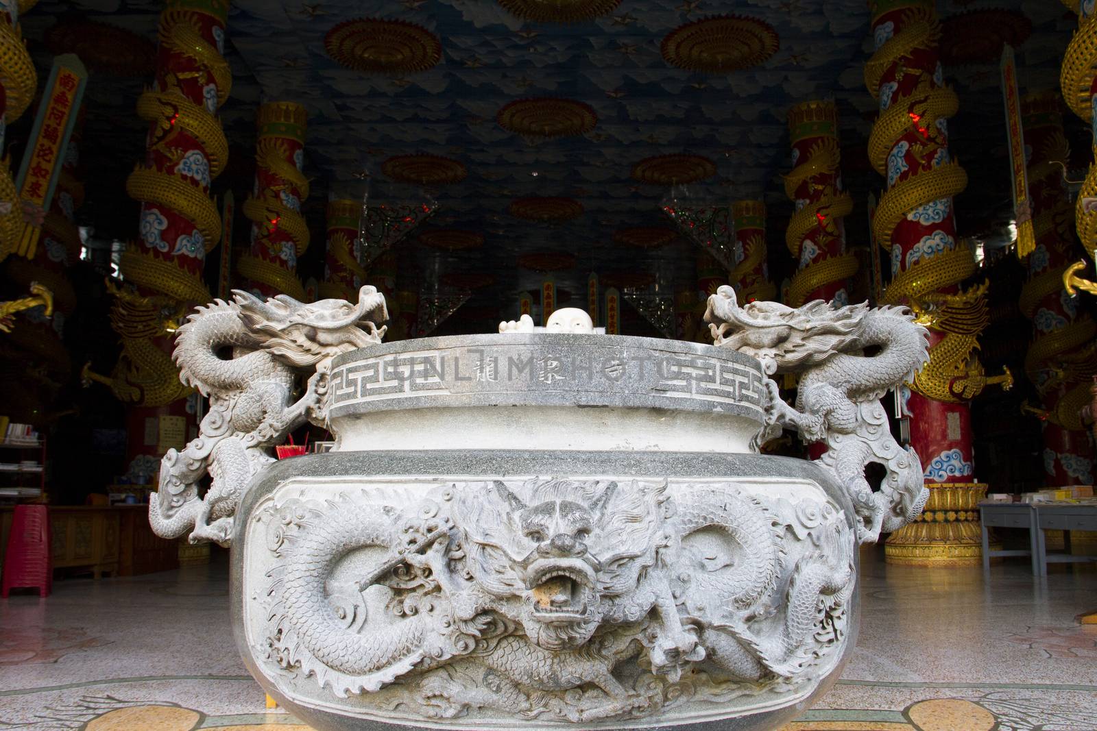 The khao rup chang cave tempie, the bodh gaya chedi of Thailand. Sadao district of Songkhla