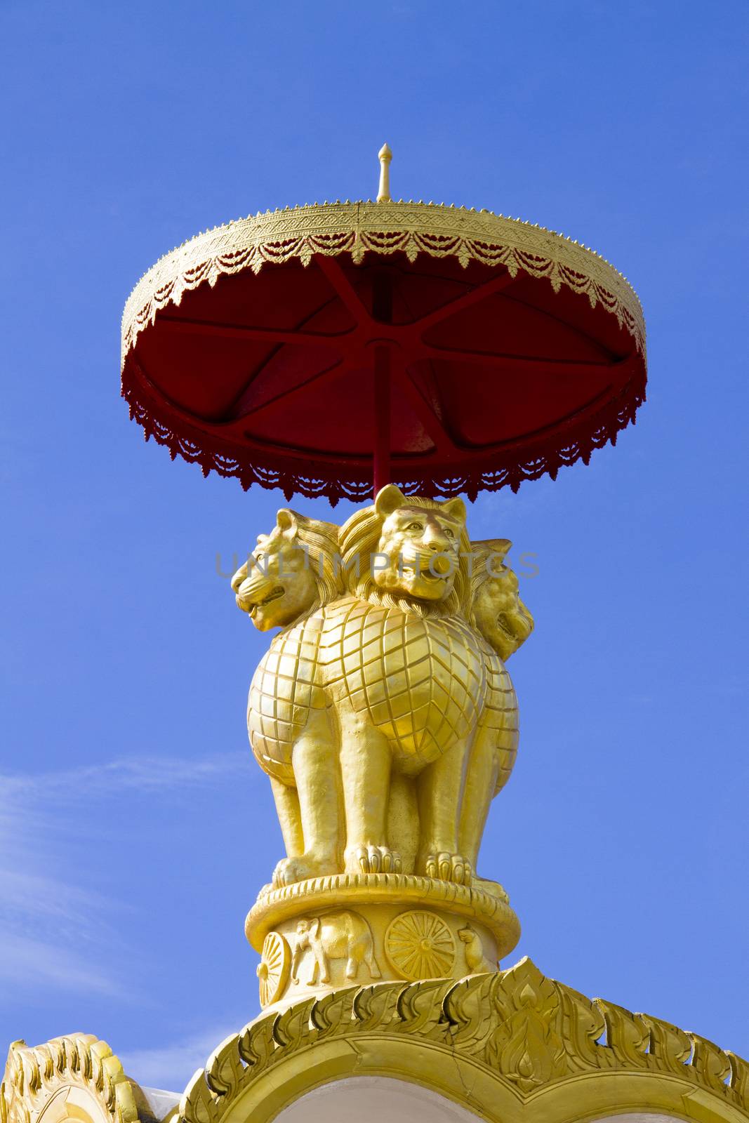 Phra buddha mongkhon maharaj; The largest standing buddha Statue in southem region. Hatyai Songkhla Thailand.