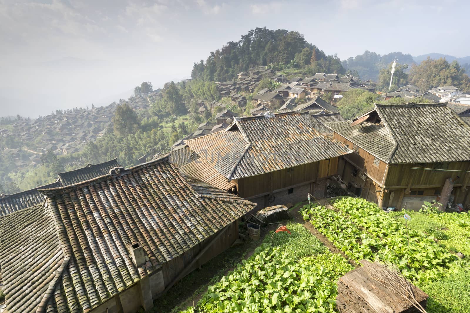 Remote Western Village if China - Minority Village (Last Gun Tribe in China)
