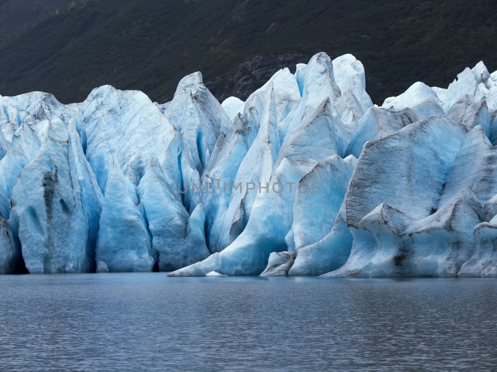 Close Up of Glacier in Water - Alaska Interior by leieng