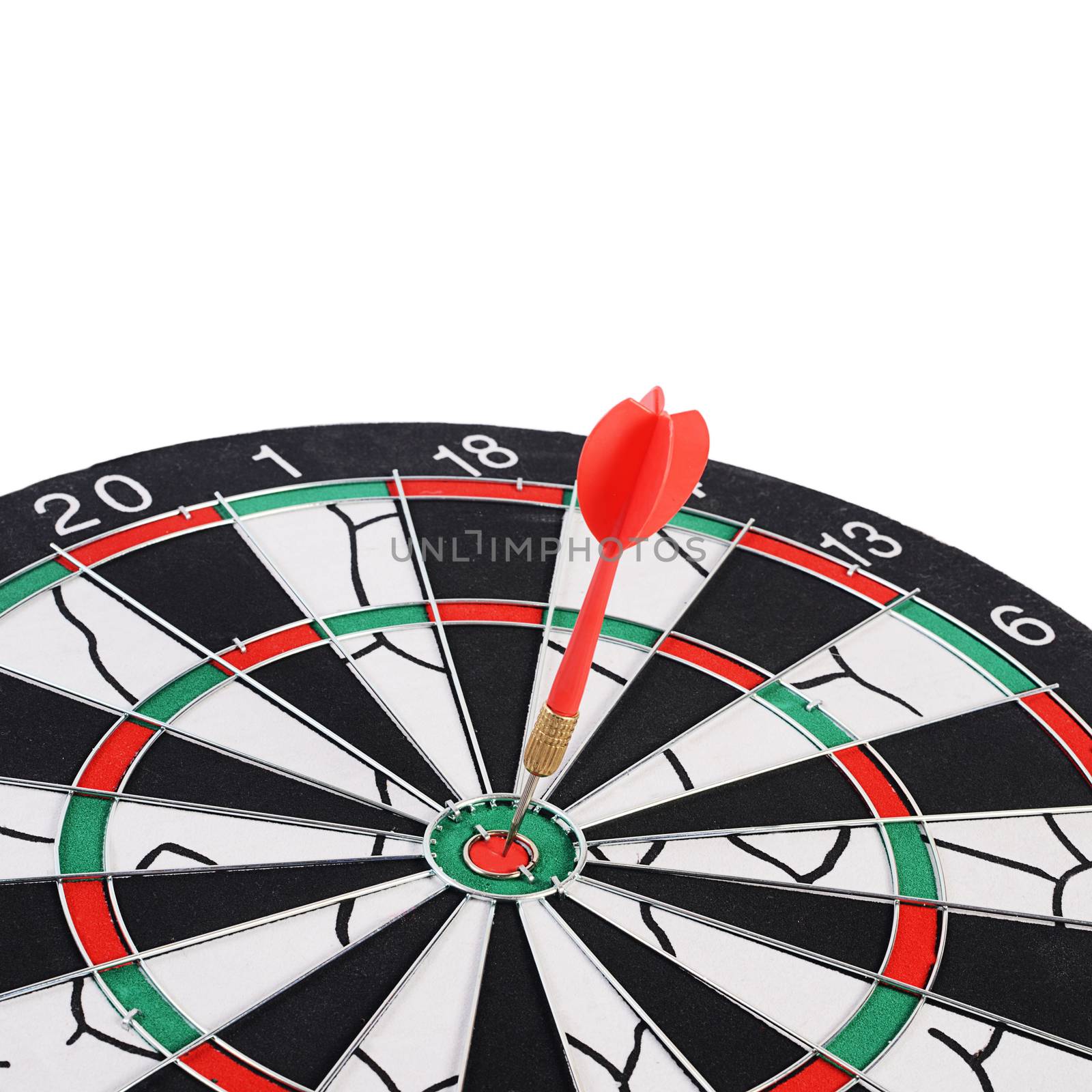 The darts isolated on a  white background