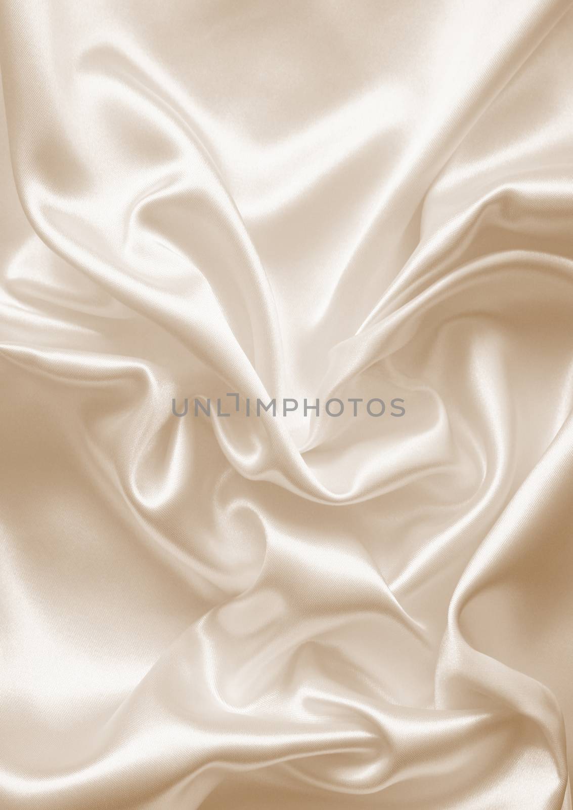 Smooth elegant golden silk or satin can use as wedding background. In Sepia toned. Retro style