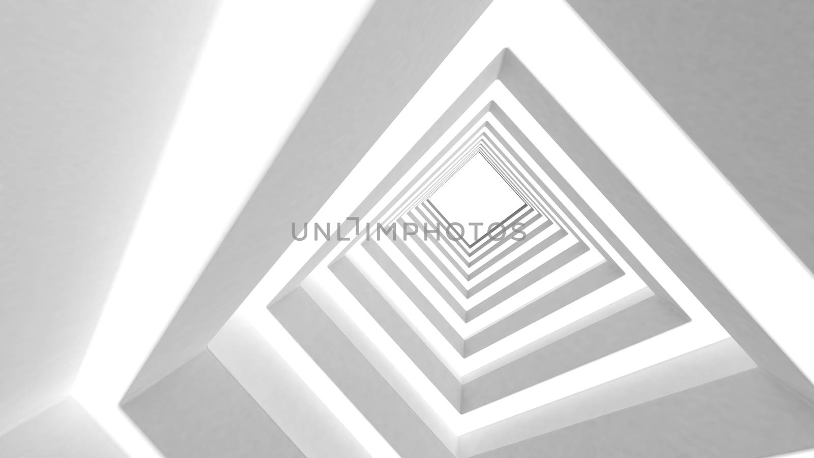 3D white Abstract Industrial Background