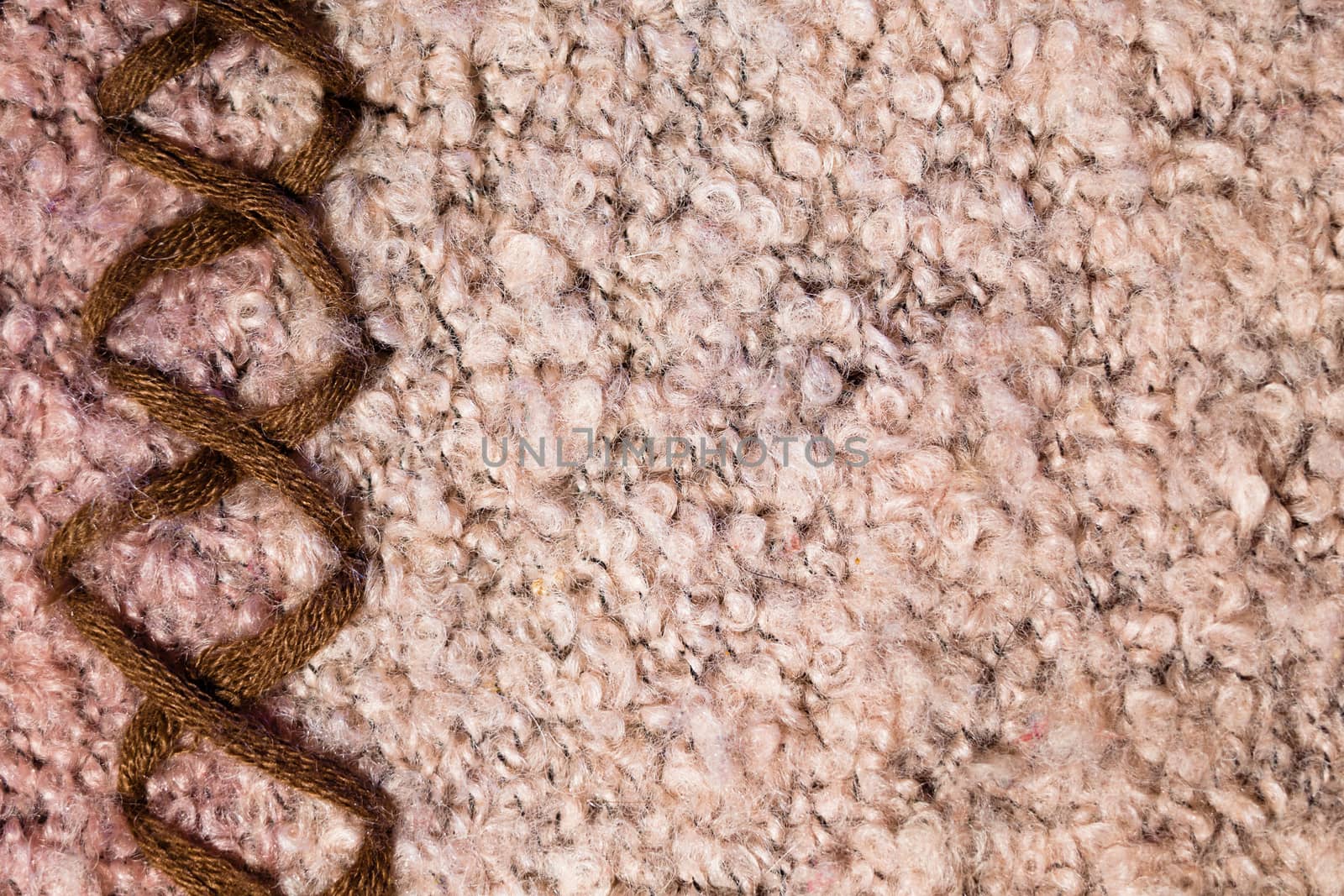 Part of the surface of warm sweaters. macro photography