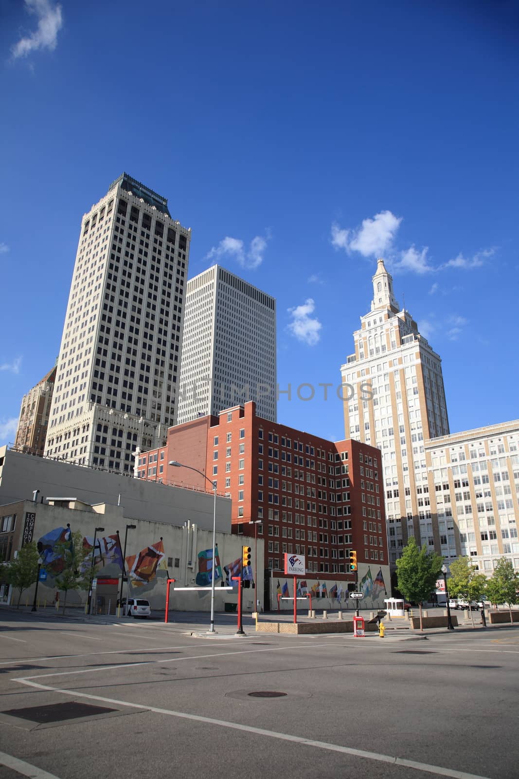 Art Deco buildings in Tulsa, Oklahoma.