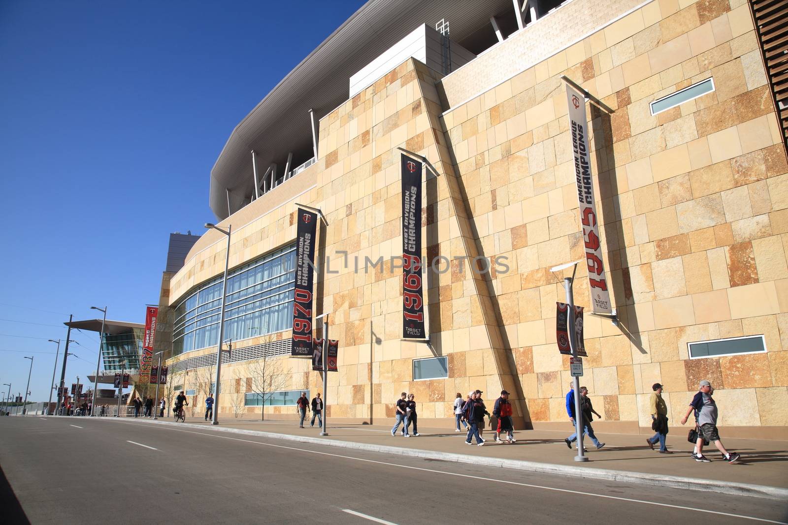 Target Field, home of the baseball Minnesota Twins in Minneapolis.