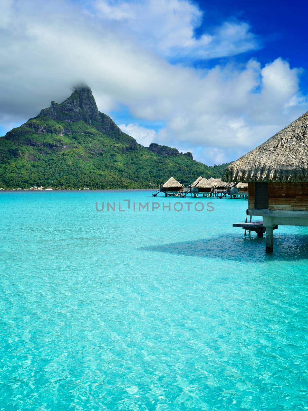 Luxury overwater vacation resort on Bora Bora by pljvv