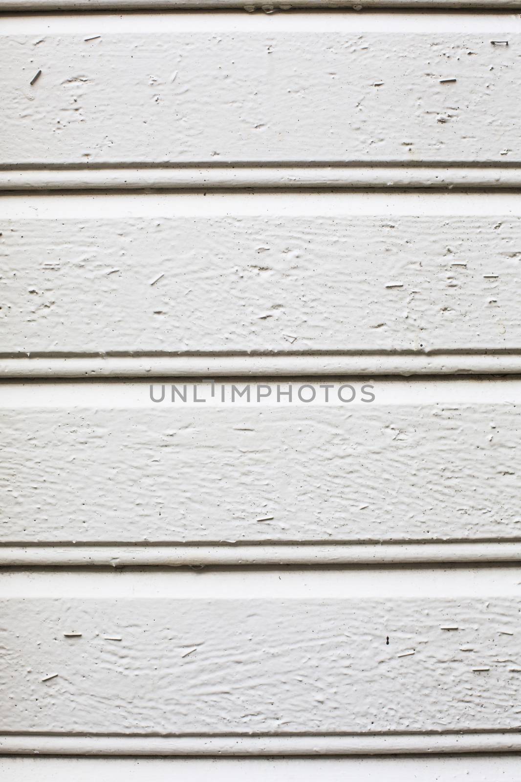 Close Up of Weathered White Painted Wooden Building Boards Old Town Stavanger