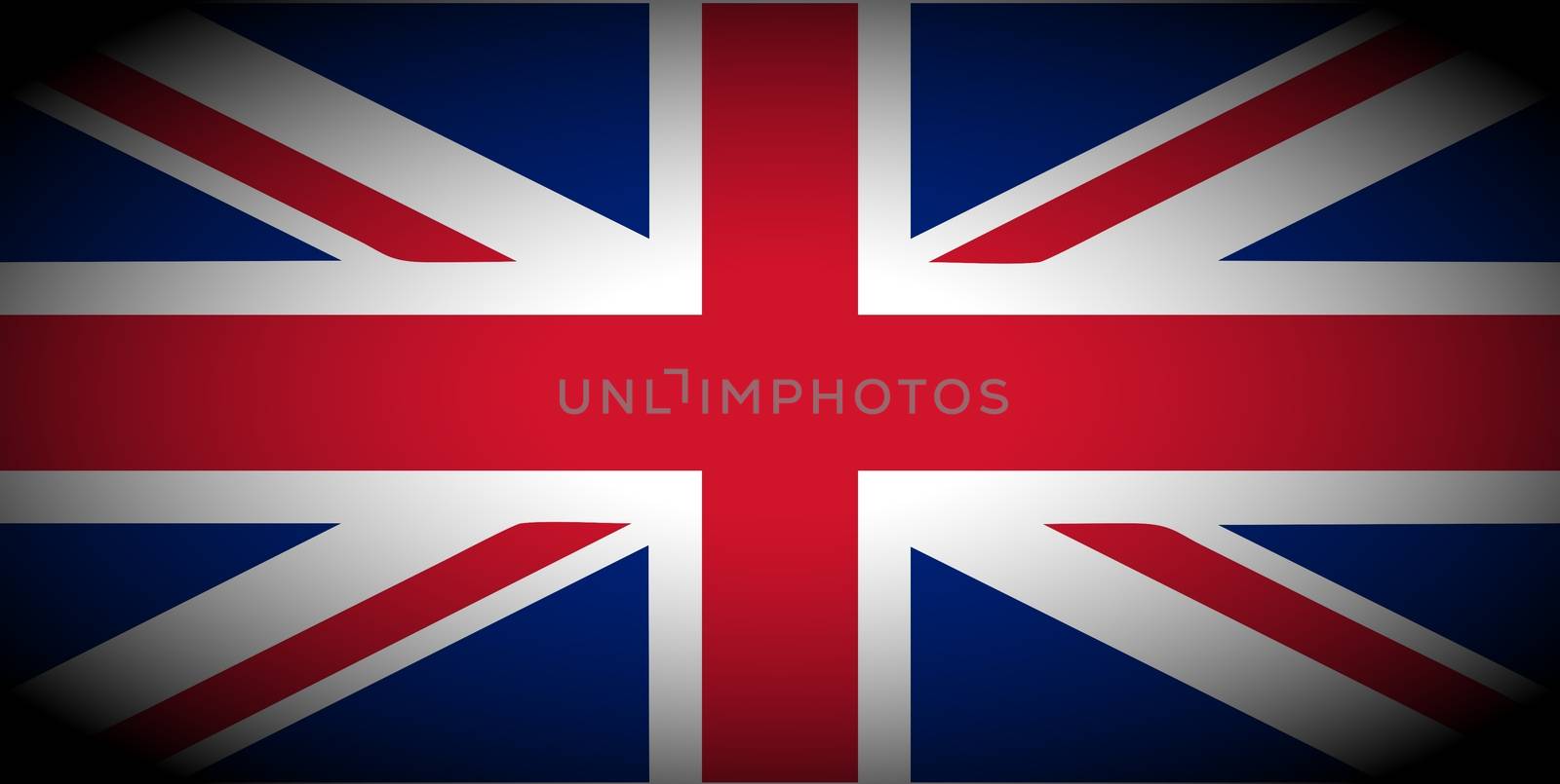 vignetted flag of the UK aka Union Jack