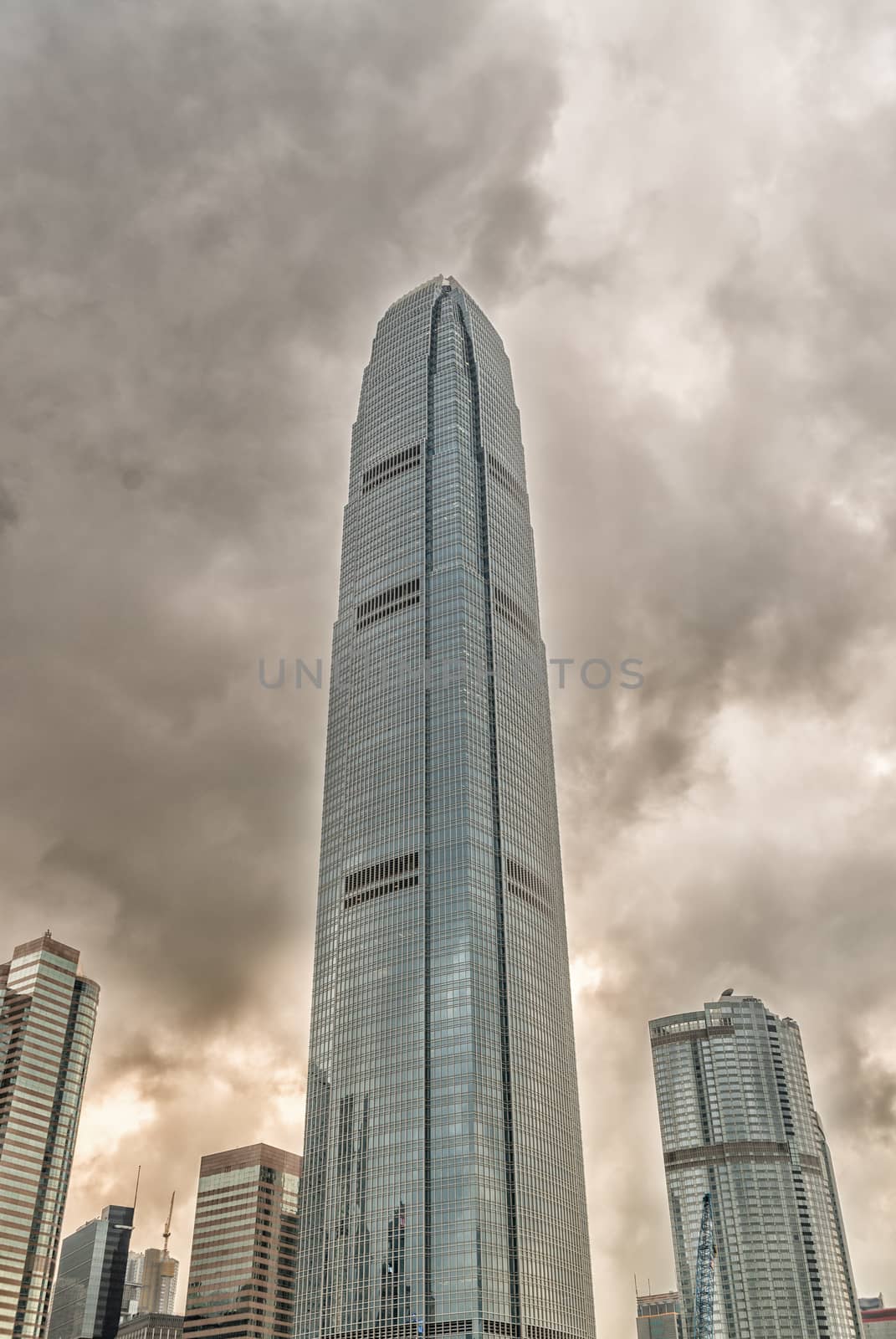 Skyscrapers of Hong Kong.