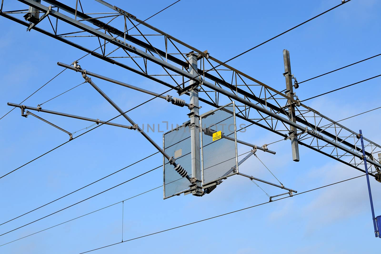 Railway Overhead Power Lines Structure