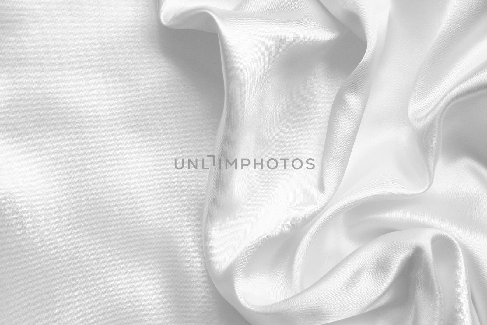 Smooth elegant white silk or satin can use as wedding background