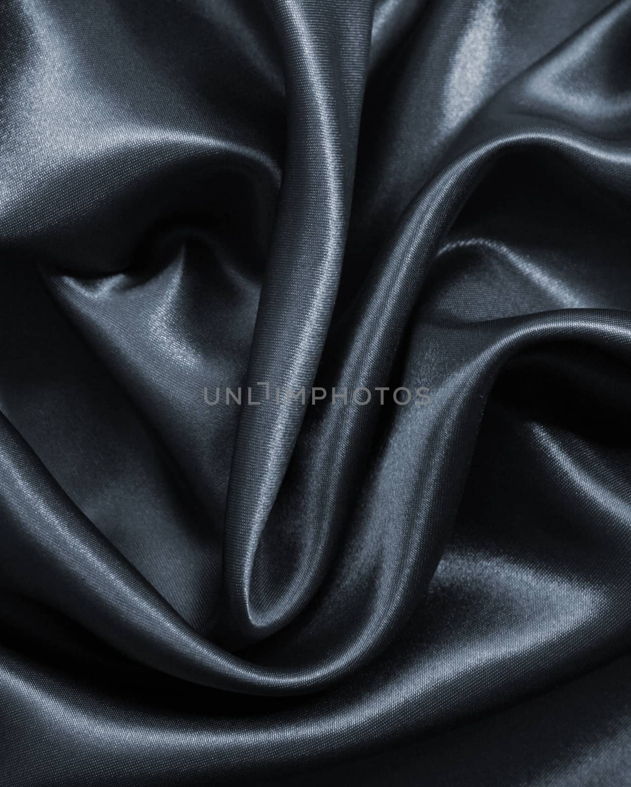 Smooth elegant dark grey silk or satin as background  by oxanatravel