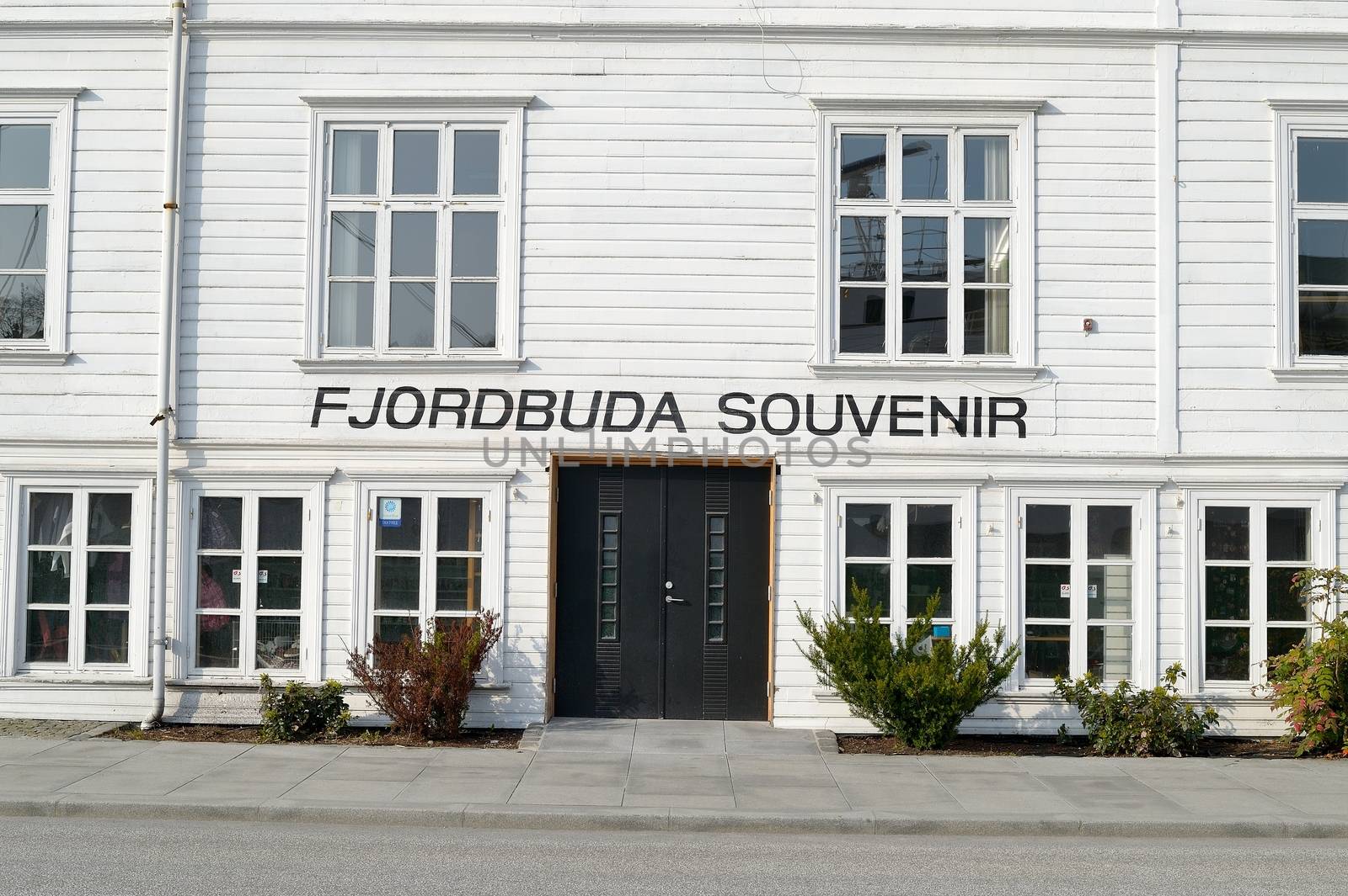 Fjordbuda Souvenir Gift Shop Strandkaien Stavanger Quayside Norw by Whiteboxmedia