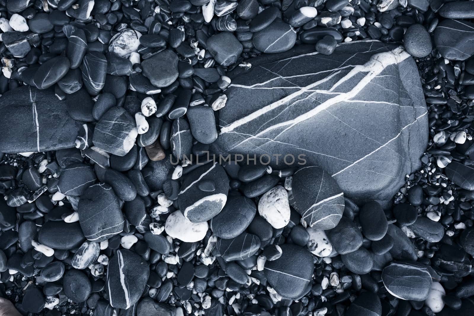 Abstract background with round peeble stones