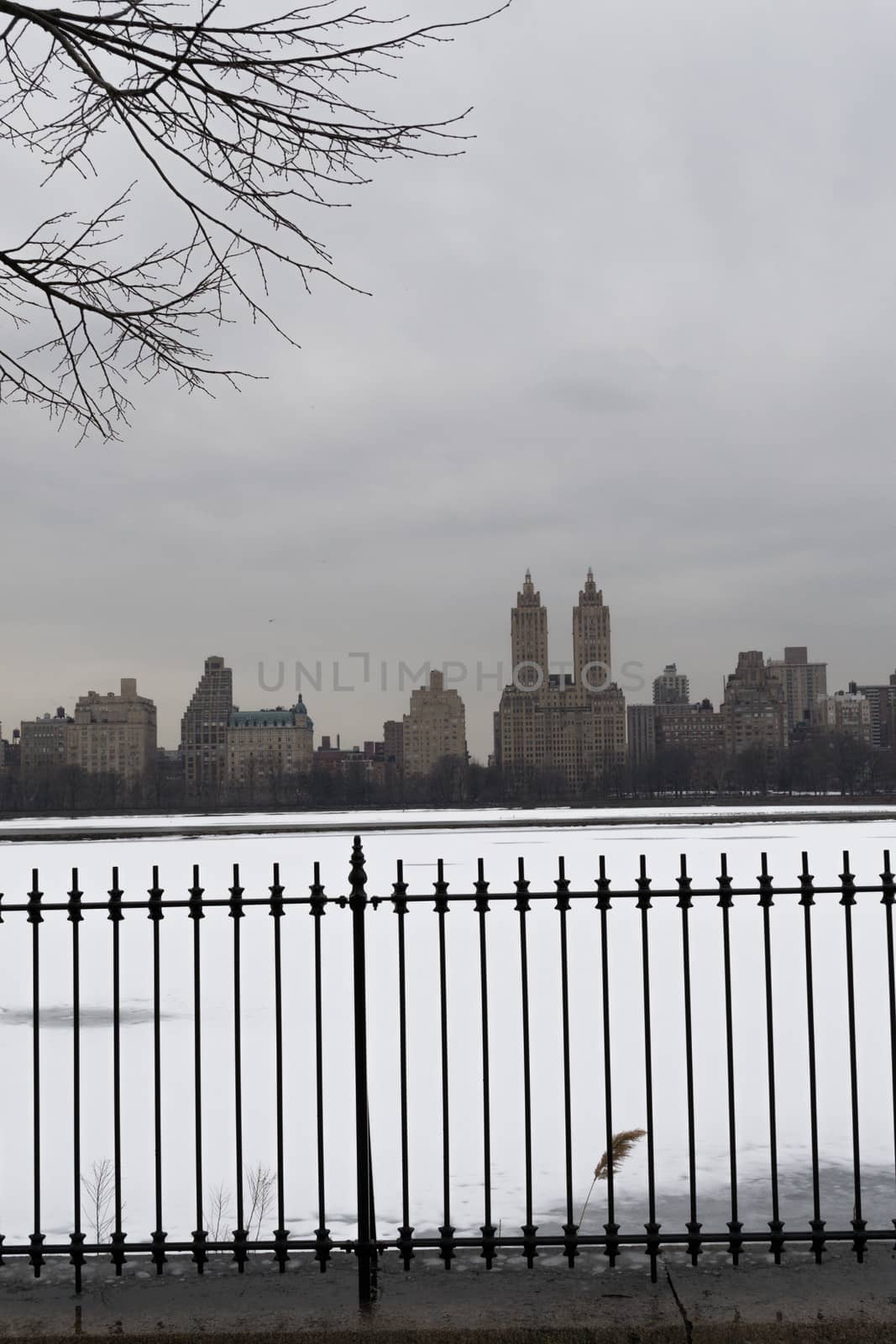 The Jaqueline Kenedy Onassis Reservoir is the biggest pond in Central Park and the views of the Upper West Side are a classic