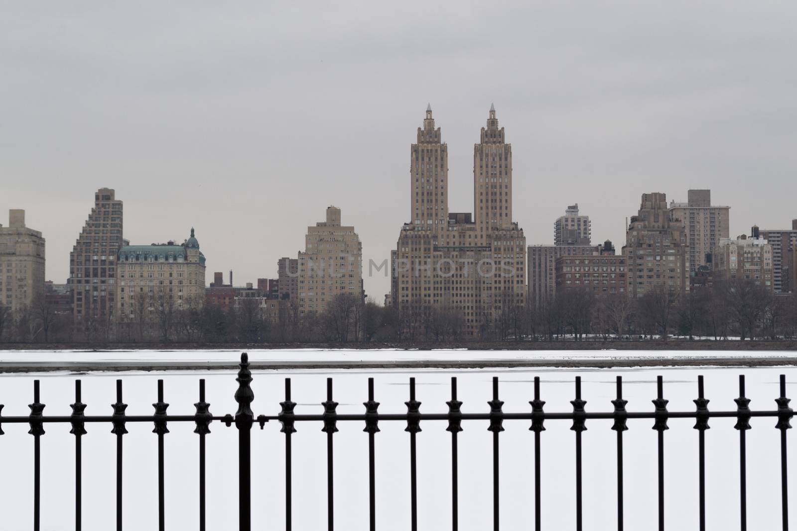 The Jaqueline Kenedy Onassis Reservoir is the biggest pond in Central Park and the views of the Upper West Side are a classic