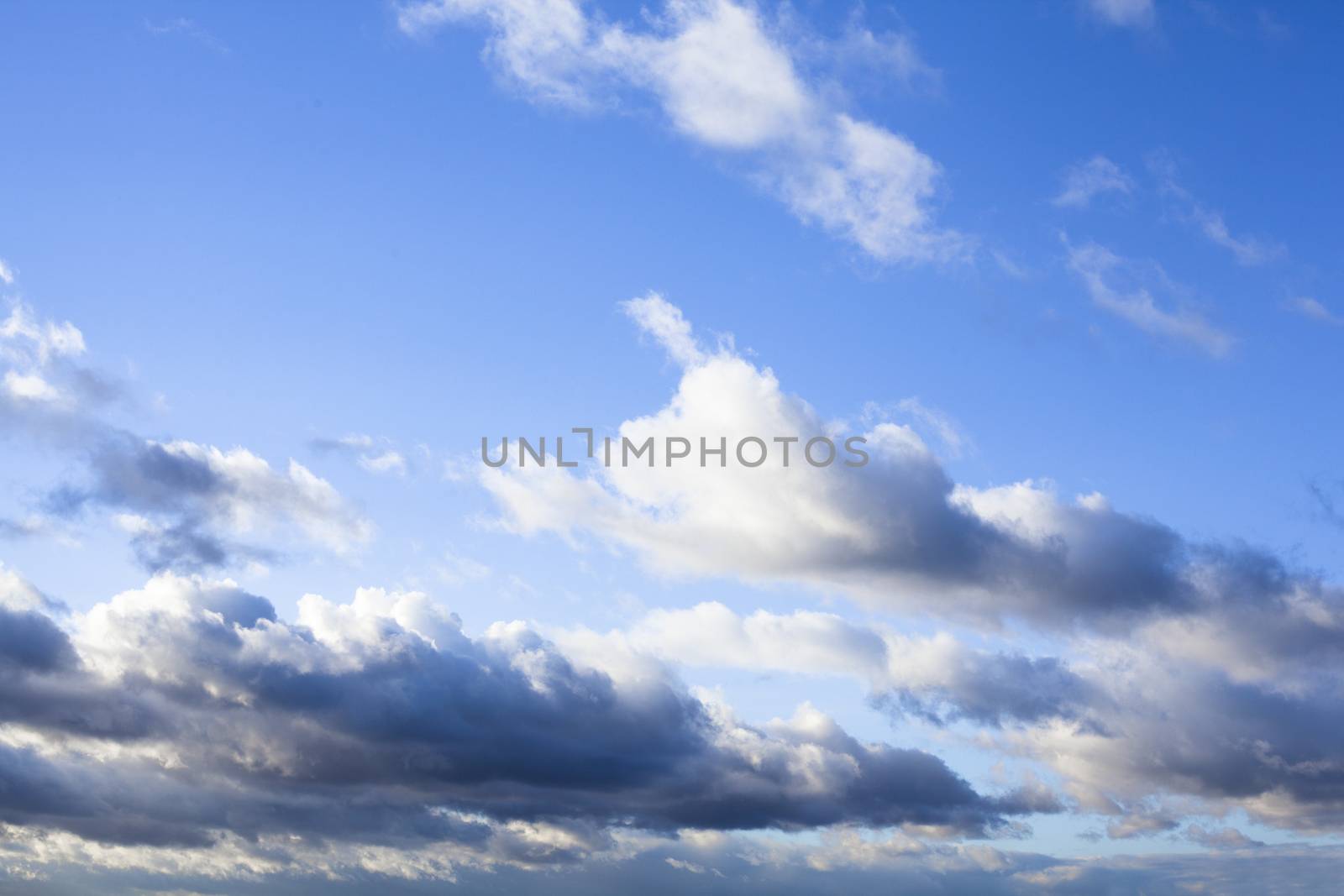 Blue sky with clouds by rootstocks