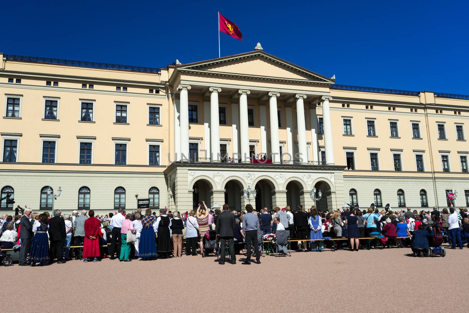 Norwegian Constitution Day near royal palace by Nanisimova