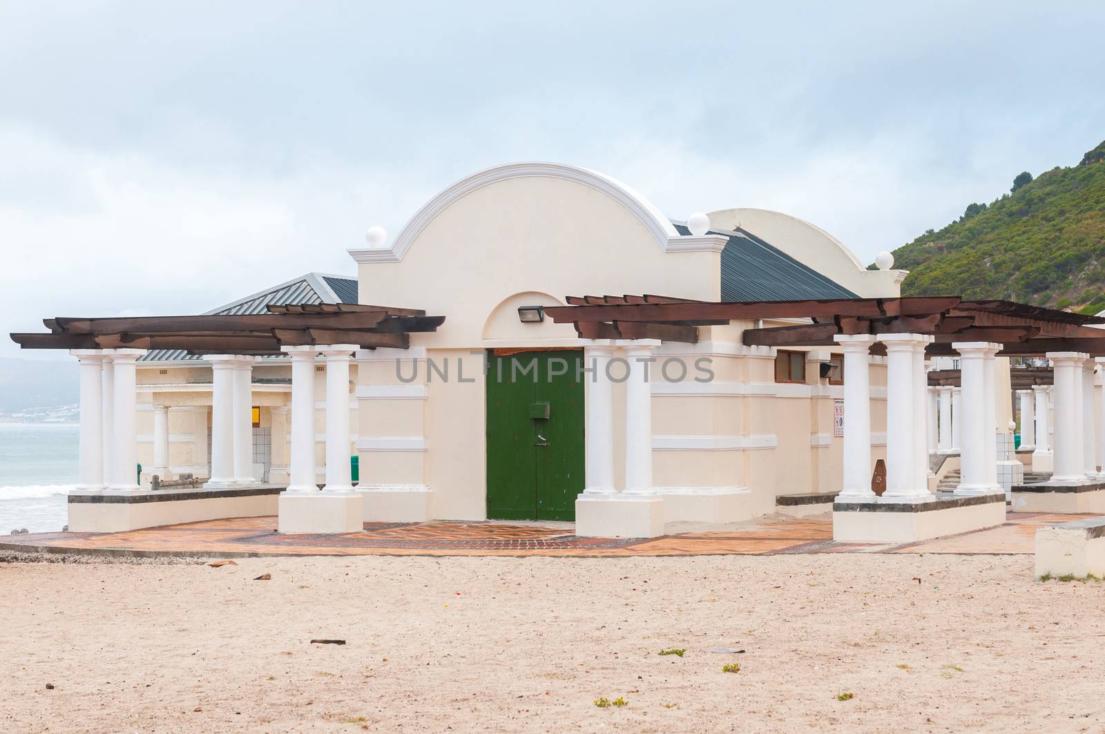 The ablution facilities at Muizenberg beach. The beach is popular with surfers