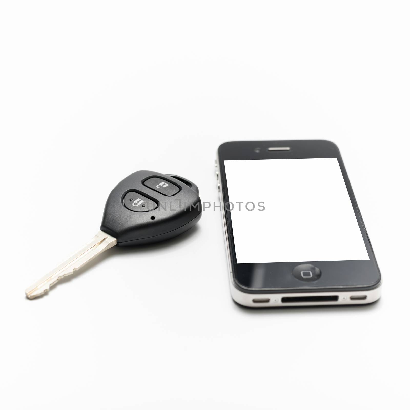 car key with smart phone by ammza12