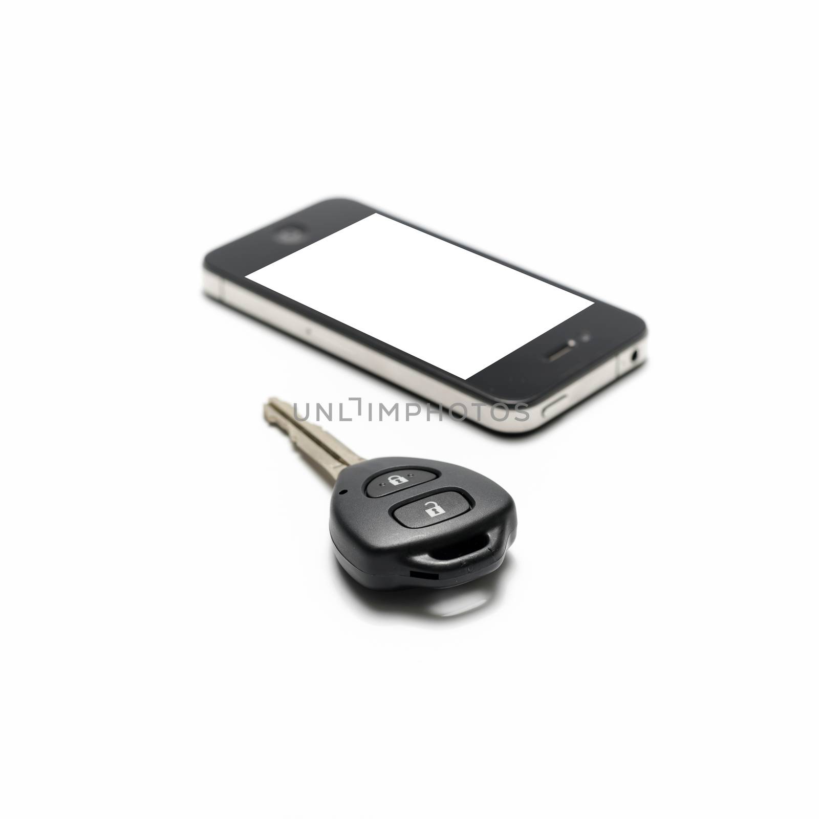 car key with smart phone by ammza12