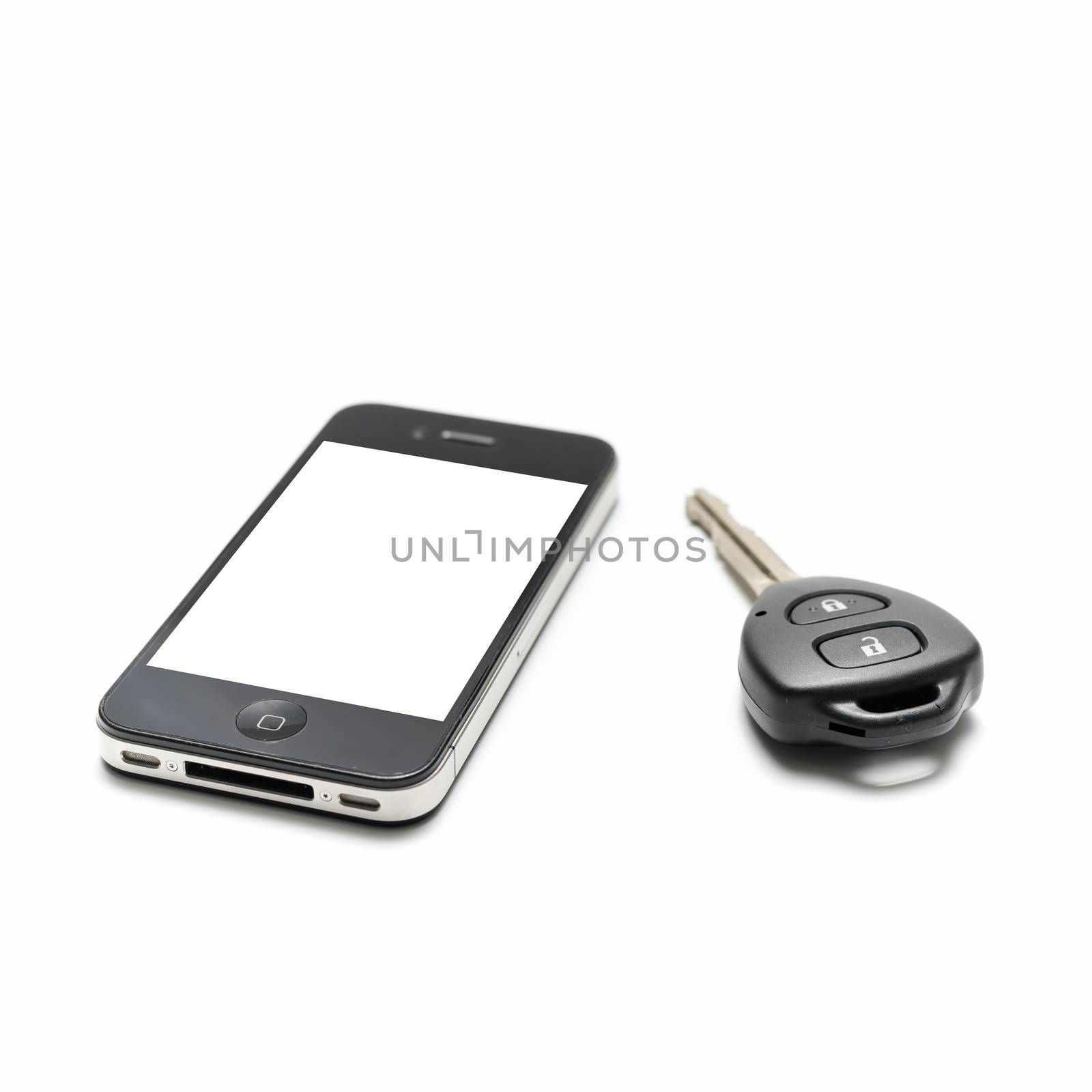 car key with smart phone by ammza12