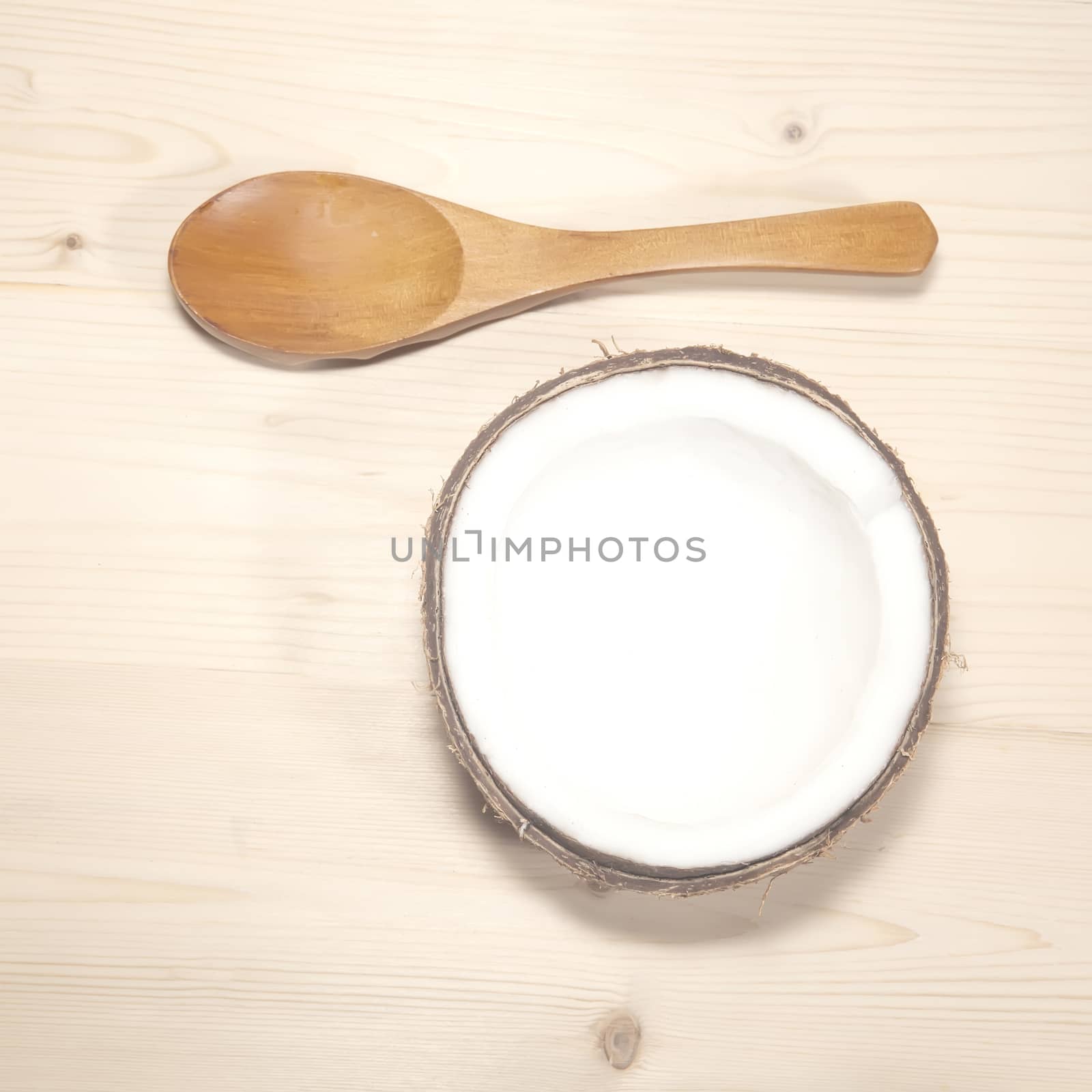 coconut on table