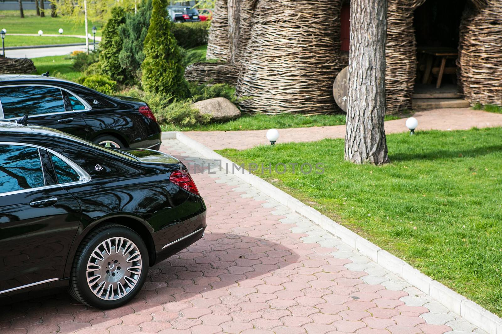 Ukraine, Kiev - April 23, 2015: Mercedes-Maybach S 600 2015 Test Drive