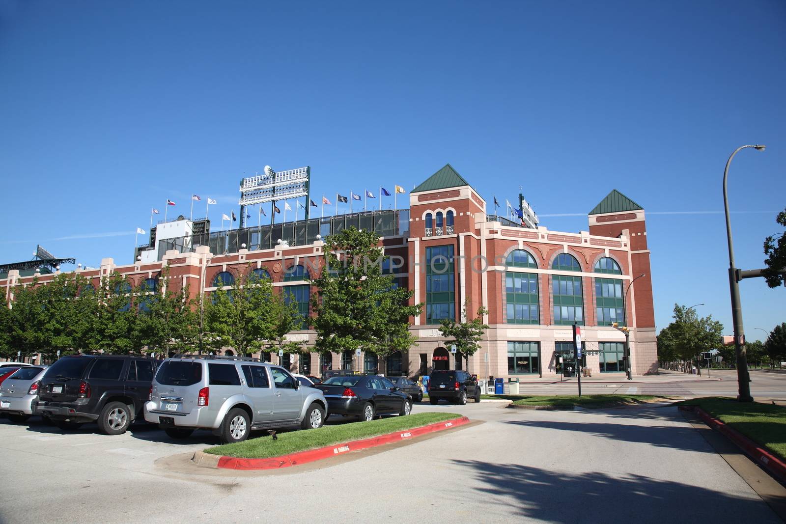 Globe Life Park, or Texas Rangers Ballpark In Arlington, home of the playoff bound Rangers, is a baseball only facility which opened in 1994.