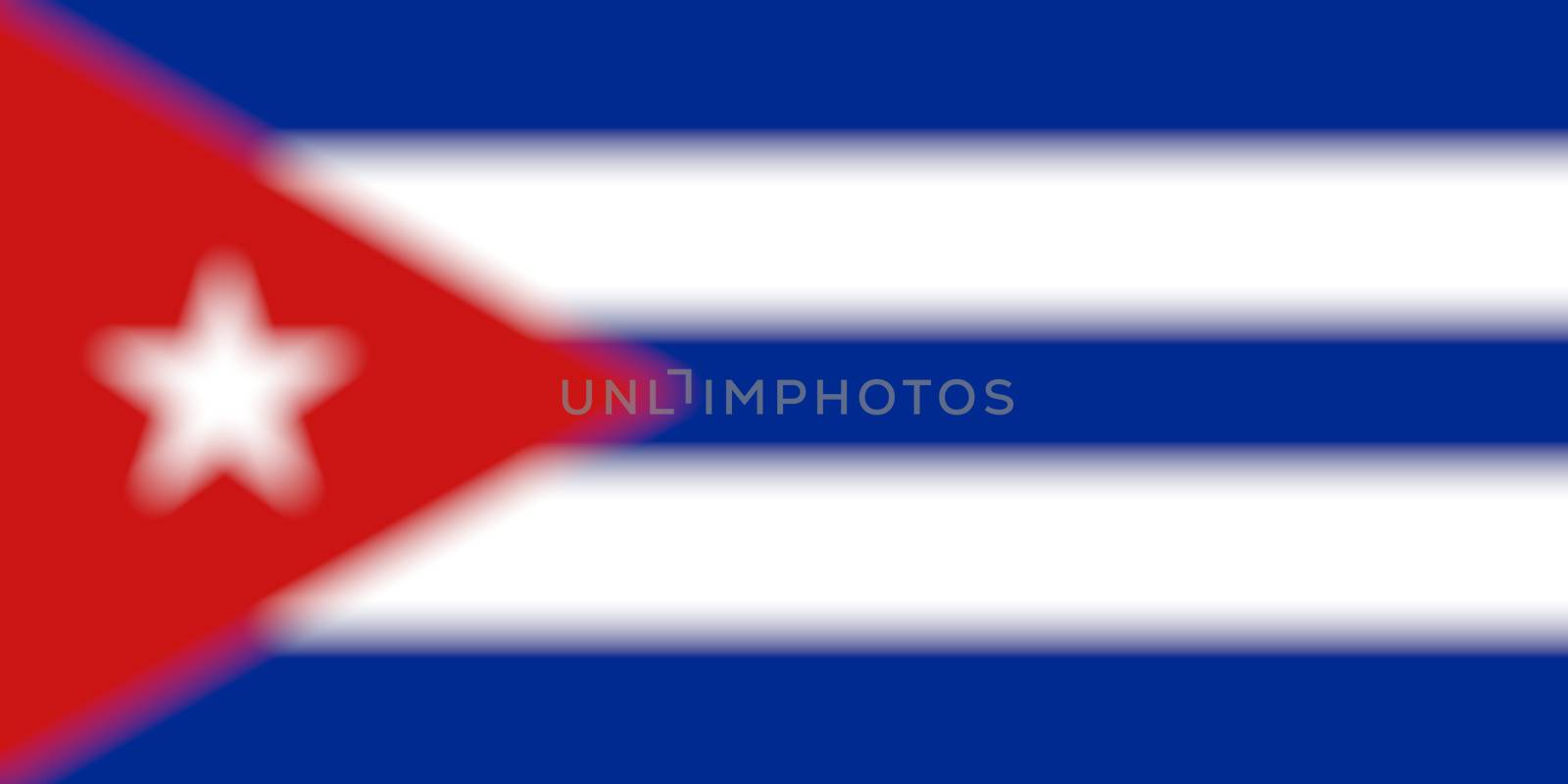 Cuba flag blurred by claudiodivizia