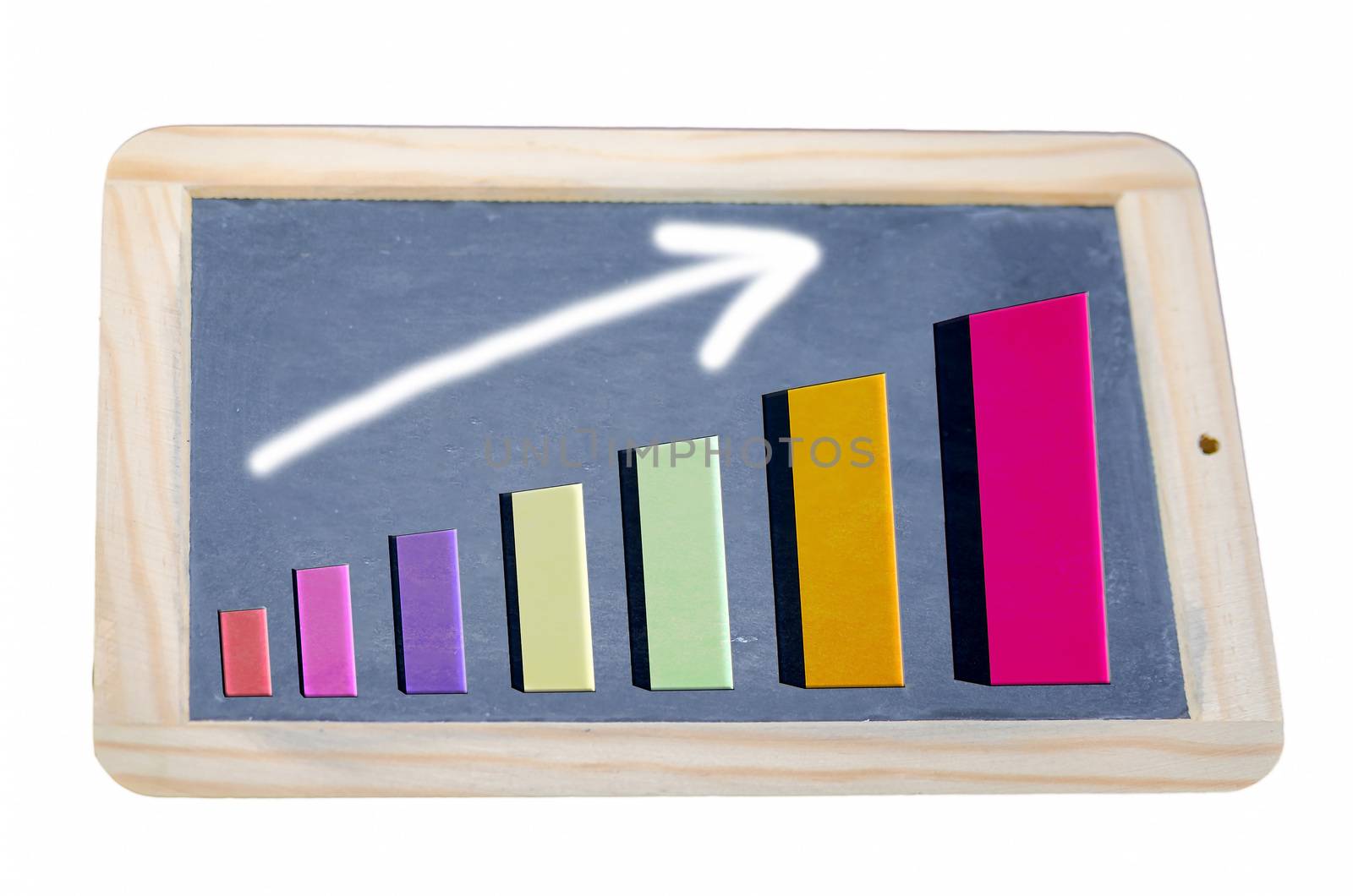 Illustration, table with charts by JFsPic