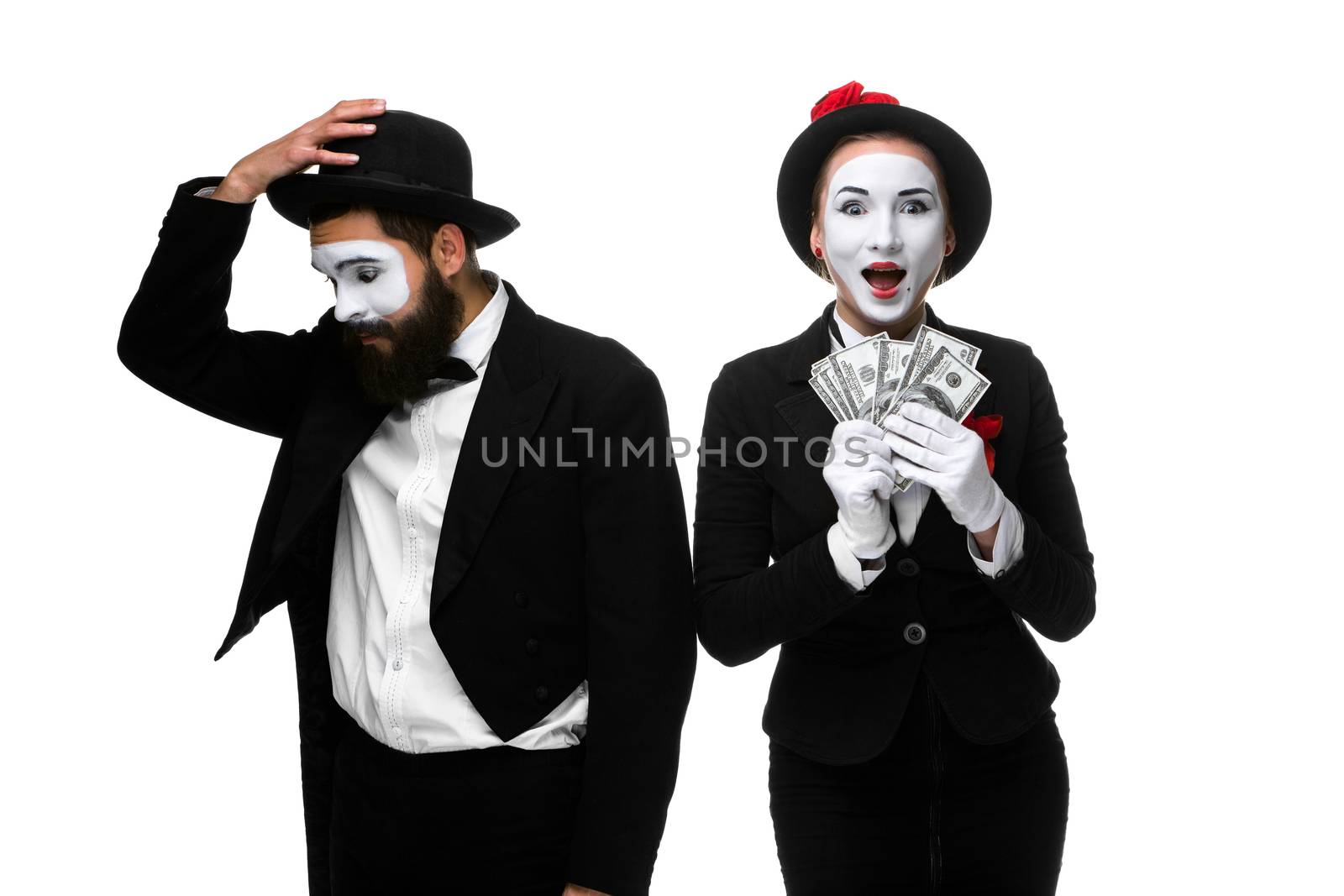memes as businesswoman and businessman counting money by master1305