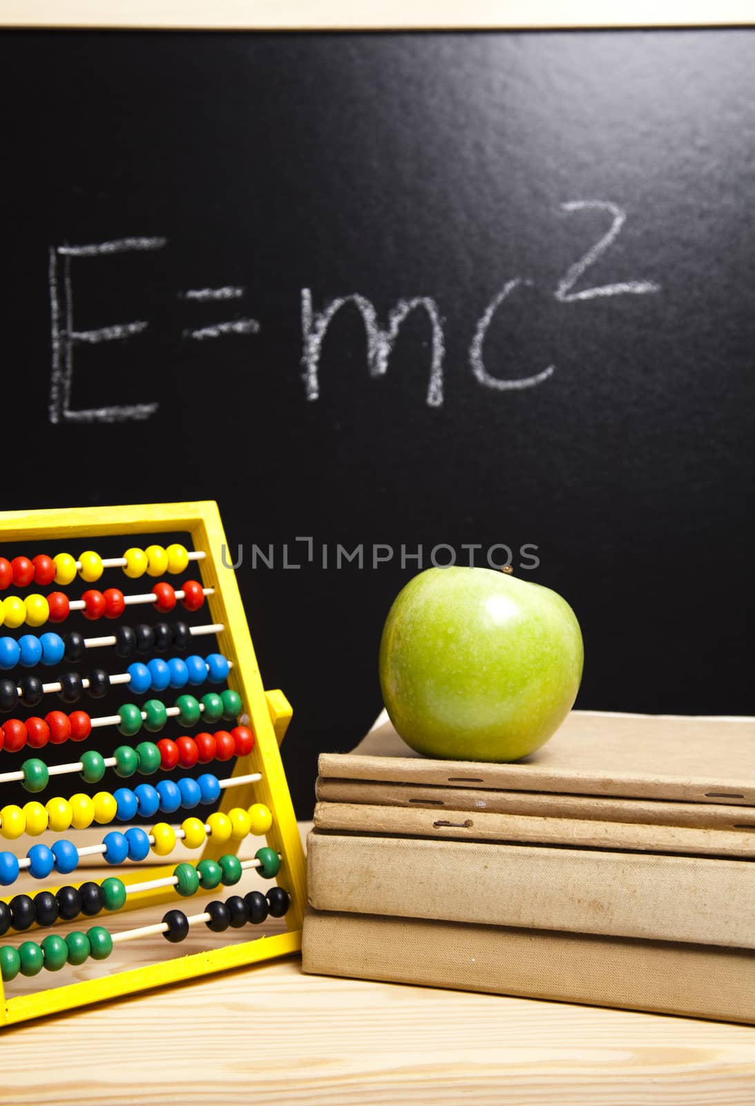 Blackboard, colorful bright concept of education
