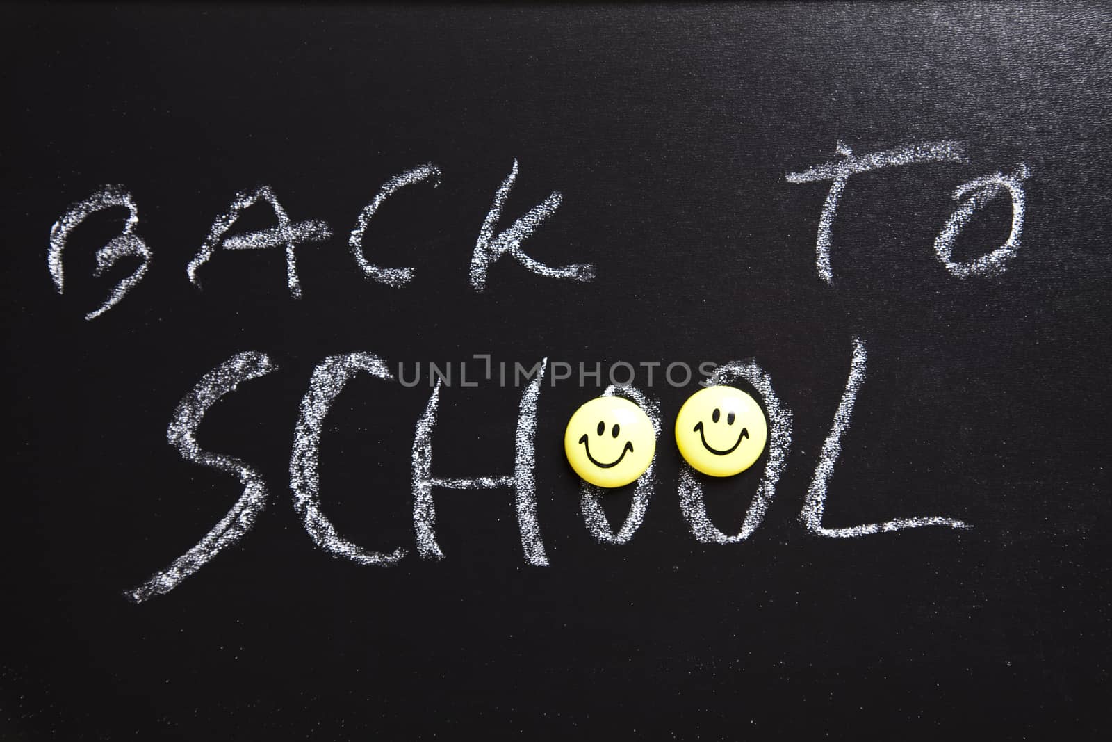 Blackboard, colorful bright concept of education