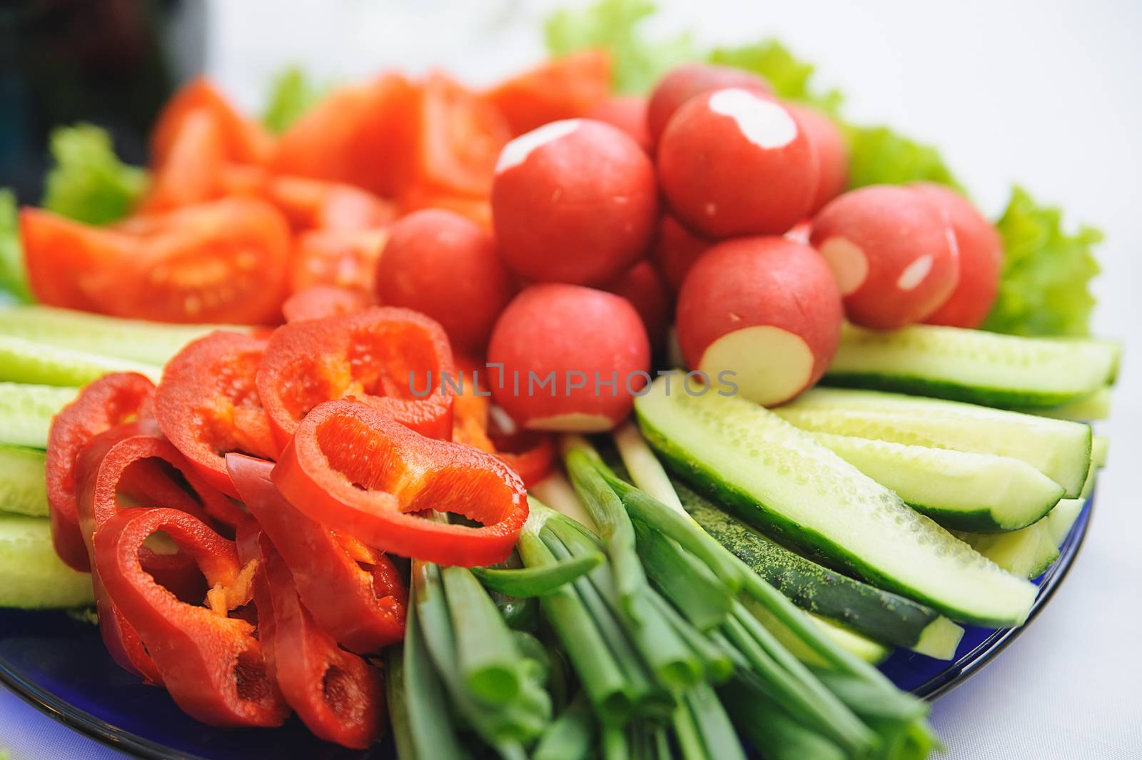 Different fresh tasty vegetables