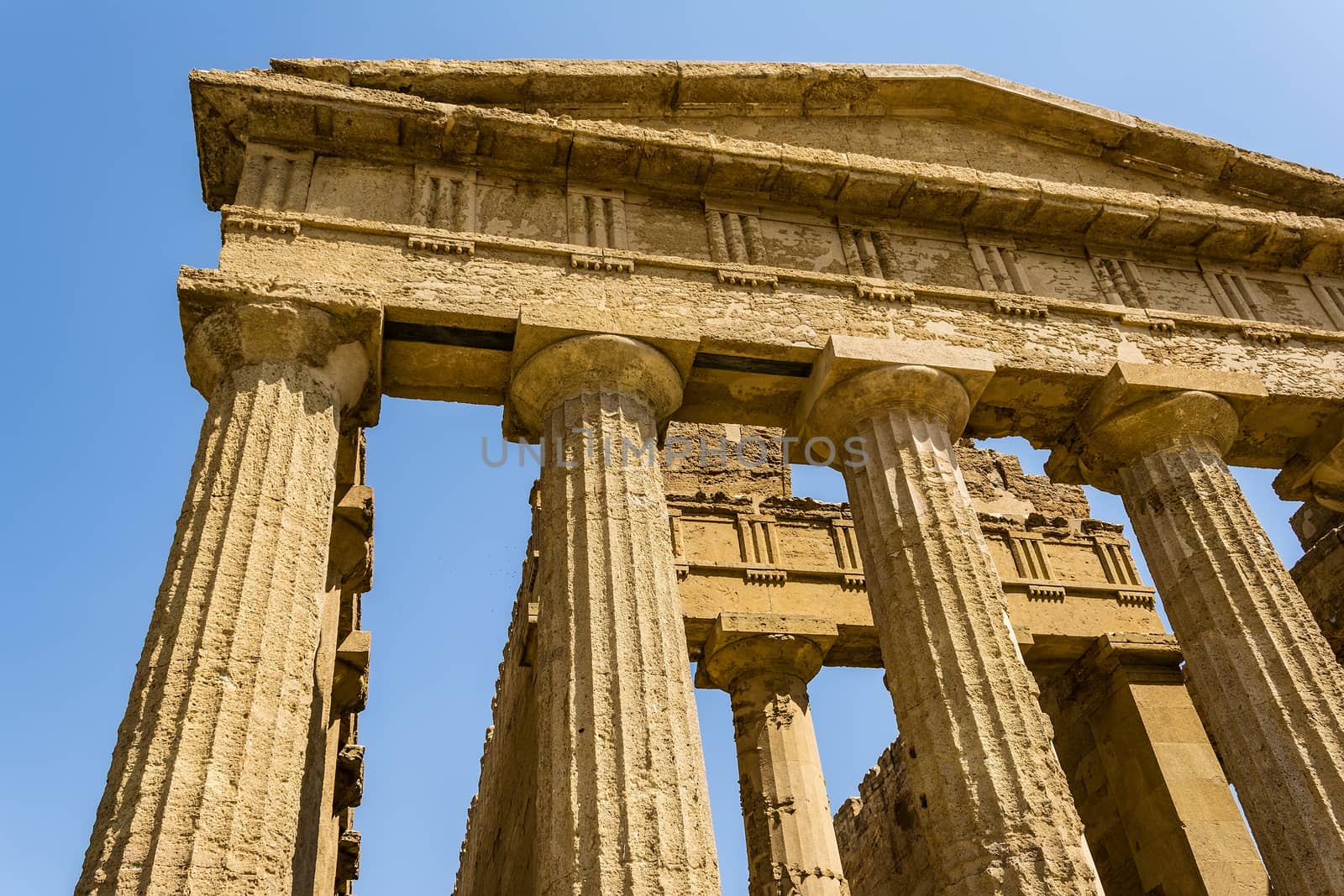 Temple of Concordia. Valley of the Temples at Agrigento on Sicily, Italy