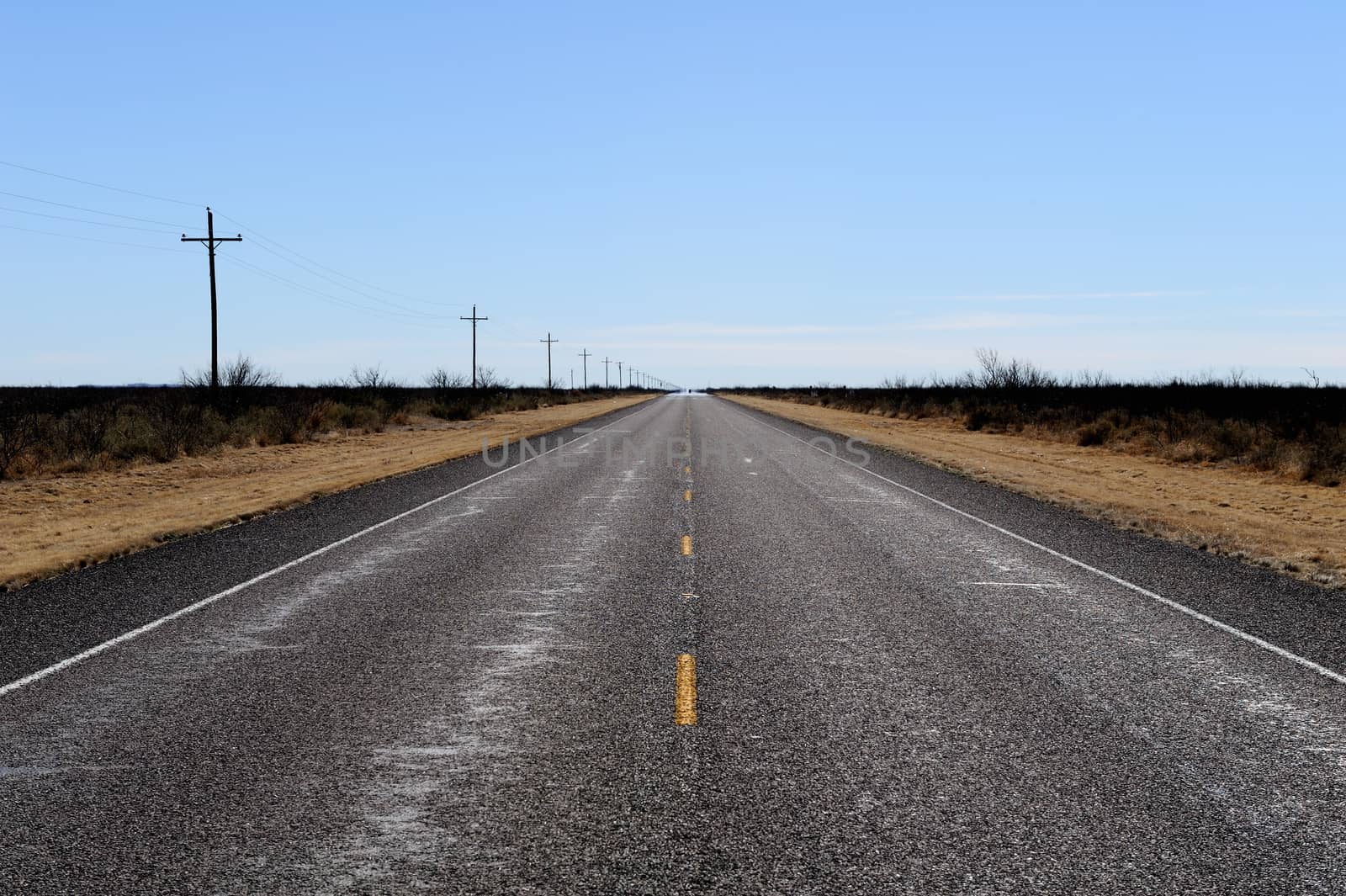 Image of a rural desolate road