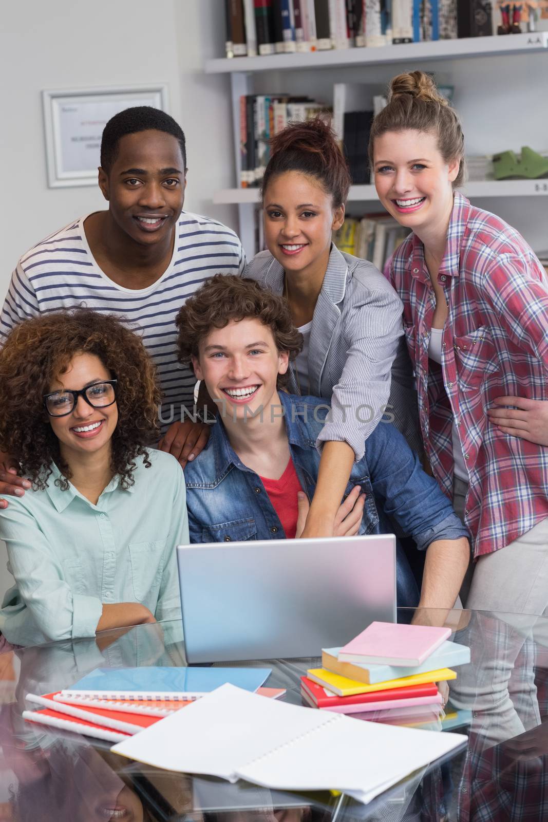 Fashion students working as a team at the college